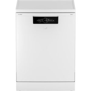 Посудомоечная машина Beko BDFN36522WQ, полноразмерная, напольная, 59.8см, загрузка 15 комплектов, белая