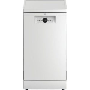 Посудомоечная машина Beko BDFS26020W, узкая, напольная, 44.8см, загрузка 10 комплектов, белая
