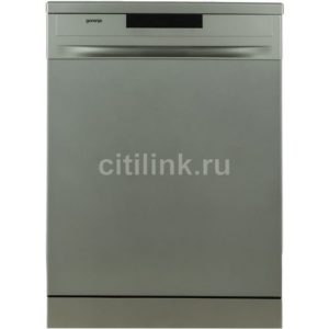 Посудомоечная машина Gorenje GS62040S, полноразмерная, напольная, 60см, загрузка 13 комплектов, серая