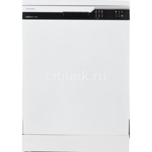Посудомоечная машина GRUNDIG GNFP3551W, полноразмерная, напольная, 59.8см, загрузка 15 комплектов, белая