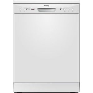 Посудомоечная машина Korting KDF 60060, полноразмерная, напольная, 59.8см, загрузка 12 комплектов, белая