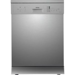 Посудомоечная машина Korting KDF 60240 S, полноразмерная, напольная, 59.8см, загрузка 14 комплектов, серебристая