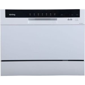 Посудомоечная машина Korting KDF2050W, компактная, настольная, 55см, загрузка 6 комплектов, белая [1370]