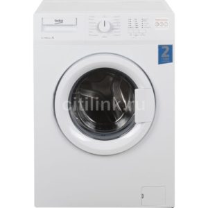 Стиральная машина Beko WRE54P1BWW, с фронтальной загрузкой, 5кг, 800об/мин