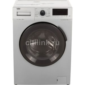 Стиральная машина Beko WSPE7H616S, с фронтальной загрузкой, с паром, 7.5кг, 1200об/мин