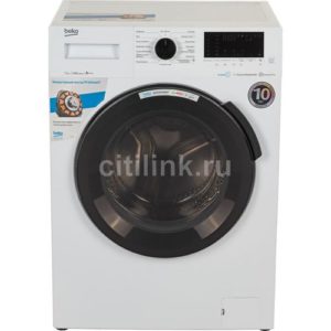 Стиральная машина Beko WSPE7H616W, с фронтальной загрузкой, с паром, 7.5кг, 1200об/мин