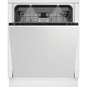 Встраиваемая посудомоечная машина Beko BDIN38530A, полноразмерная, ширина 59.8см, полновстраиваемая, загрузка 15 комплектов, белый