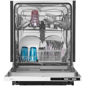 Встраиваемая посудомоечная машина HOMSAIR DW66M, полноразмерная, ширина 59.8см, полновстраиваемая, загрузка 12 комплектов