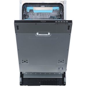 Встраиваемая посудомоечная машина Korting KDI 45575, узкая, ширина 44.8см, полновстраиваемая, загрузка 10 комплектов