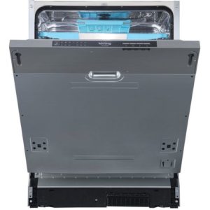 Встраиваемая посудомоечная машина Korting KDI 60340, полноразмерная, ширина 59.8см, полновстраиваемая, загрузка 14 комплектов