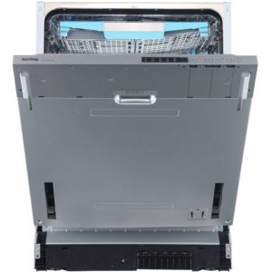 Встраиваемая посудомоечная машина Korting KDI 60460 SD, полноразмерная, ширина 59.8см, полновстраиваемая, загрузка 14 комплектов