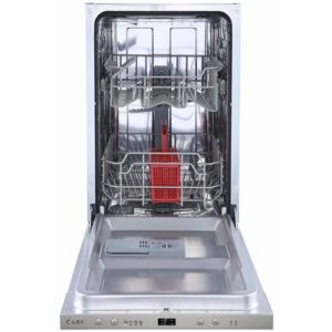 Встраиваемая посудомоечная машина LEX PM 4542 B, узкая, ширина 44.8см, полновстраиваемая, загрузка 9 комплектов