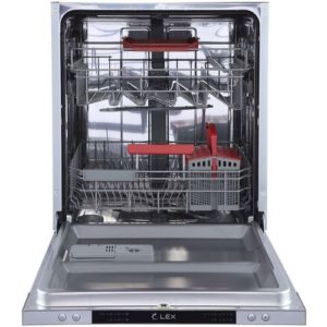 Встраиваемая посудомоечная машина LEX PM 6063 B, полноразмерная, ширина 59.8см, полновстраиваемая, загрузка 14 комплектов