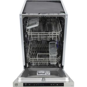 Встраиваемая посудомоечная машина MBS DW-455, узкая, ширина 44.8см, полновстраиваемая, загрузка 9 комплектов