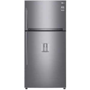 Холодильник двухкамерный LG GR-F802HMHU Total No Frost, инверторный серый металлик