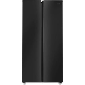 Холодильник двухкамерный MAUNFELD MFF177NFBE Total No Frost, Side by Side, инверторный черный