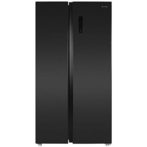 Холодильник двухкамерный MAUNFELD MFF177NFSB No Frost, Side by Side, инверторный черный