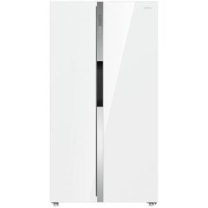 Холодильник двухкамерный MAUNFELD MFF177NFW No Frost, Side by Side, инверторный белый