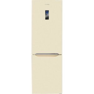 Холодильник двухкамерный MAUNFELD MFF187NFBG10 бежевый