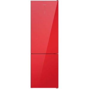 Холодильник двухкамерный MAUNFELD MFF200NFR No Frost, красный