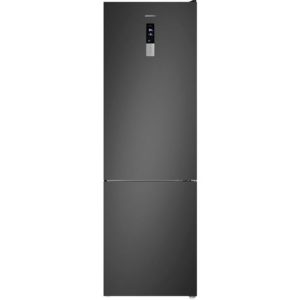 Холодильник двухкамерный MAUNFELD MFF200NFSBE Total No Frost, черная сталь