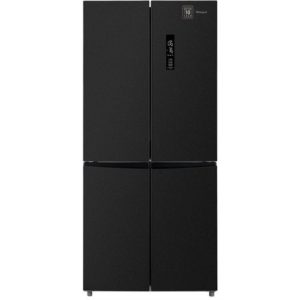 Холодильник двухкамерный WEISSGAUFF WCD 450 BG NoFrost Inverter инверторный черный