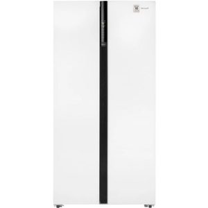 Холодильник двухкамерный WEISSGAUFF WSBS 600 WG NoFrost Inverter Side by Side, инверторный белый