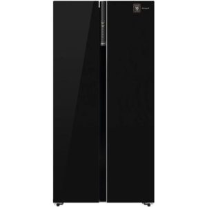 Холодильник двухкамерный WEISSGAUFF WSBS 600 XB NoFrost Inverter Side by Side, инверторный черная сталь