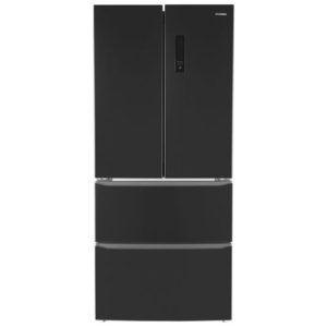 Холодильник трехкамерный Hyundai CM5045FDX Total No Frost, French Door, черная сталь