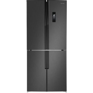 Холодильник трехкамерный MAUNFELD MFF182NFSBE Total No Frost, инверторный нержавеющая сталь
