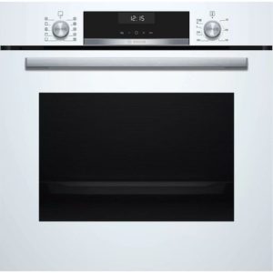 Духовой шкаф Bosch HBG517EW1R, белый/черный