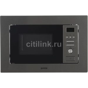 Микроволновая печь Gorenje BM201AM1X, встраиваемая, 20л, 800Вт, нержавеющая сталь