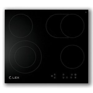 Электрическая варочная панель LEX EVH 642 BL, Hi-Light, независимая, черный