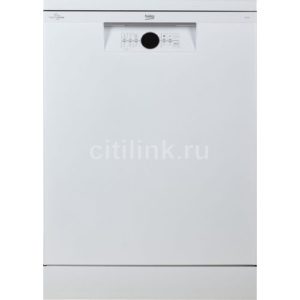Посудомоечная машина Beko BDFN26522W, полноразмерная, напольная, 59.8см, загрузка 15 комплектов, белая [7633308377]