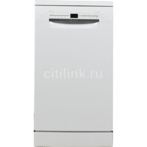 Посудомоечная машина Bosch SRS2HKW1DR, узкая, напольная, 45см, загрузка 9 комплектов, белая