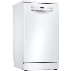 Посудомоечная машина Bosch SRS2IKW1BR, узкая, напольная, 45см, загрузка 9 комплектов, белая