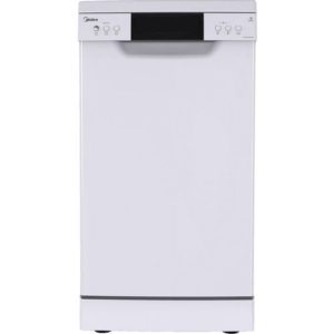 Посудомоечная машина Midea MFD45S500Wi, узкая, напольная, 45см, загрузка 10 комплектов, белая