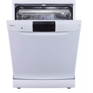 Посудомоечная машина Midea MFD60S370Wi, полноразмерная, напольная, 60см, загрузка 14 комплектов, белая