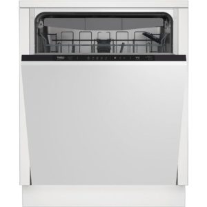 Встраиваемая посудомоечная машина Beko BDIN15531, полноразмерная, ширина 59.8см, полновстраиваемая, загрузка 15 комплектов