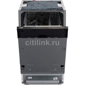 Встраиваемая посудомоечная машина Beko DIS25010, узкая, ширина 44.8см, полновстраиваемая, загрузка 10 комплектов