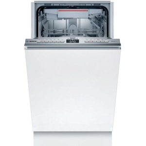 Встраиваемая посудомоечная машина Bosch SPH4HMX31E, узкая, ширина 44.8см, полновстраиваемая, загрузка 10 комплектов