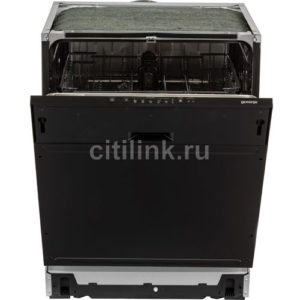 Встраиваемая посудомоечная машина Gorenje GV62040, полноразмерная, ширина 59.6см, полновстраиваемая, загрузка 13 комплектов