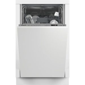 Встраиваемая посудомоечная машина HOTPOINT HIS 1D67, узкая, ширина 44.8см, полновстраиваемая, загрузка 10 комплектов