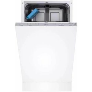 Встраиваемая посудомоечная машина Midea MID45S120i, узкая, ширина 44.8см, полновстраиваемая, загрузка 10 комплектов