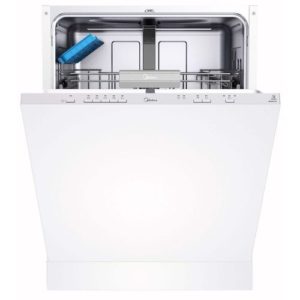 Встраиваемая посудомоечная машина Midea MID60S120i, полноразмерная, ширина 60см, полновстраиваемая, загрузка 14 комплектов, серебристый
