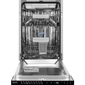 Встраиваемая посудомоечная машина WEISSGAUFF BDW 4539 DC INVERTER, узкая, ширина 45см, полновстраиваемая, загрузка 10 комплектов