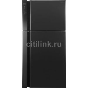 Холодильник двухкамерный Hitachi R-V610PUC7 BBK инверторный черный бриллиант