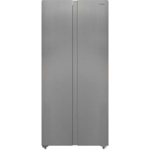 Холодильник двухкамерный Hyundai CS5083FIX Side by Side, нержавеющая сталь