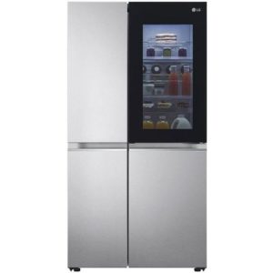 Холодильник двухкамерный LG GC-Q257CAFC Side by Side, инверторный нержавеющая сталь