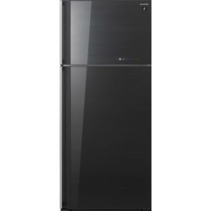 Холодильник двухкамерный Sharp SJ-GV58ABK Hybrid Cooling, черное стекло